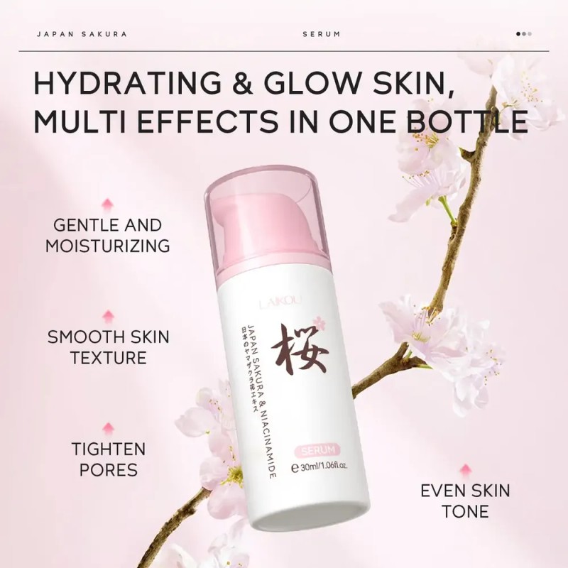 Sakura Niacinamide Serum Tighten Pores Brightening Radiance