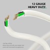 GREATIDE 30 Ft Outdoor Extension Cord - 12/3 SJTW Heavy