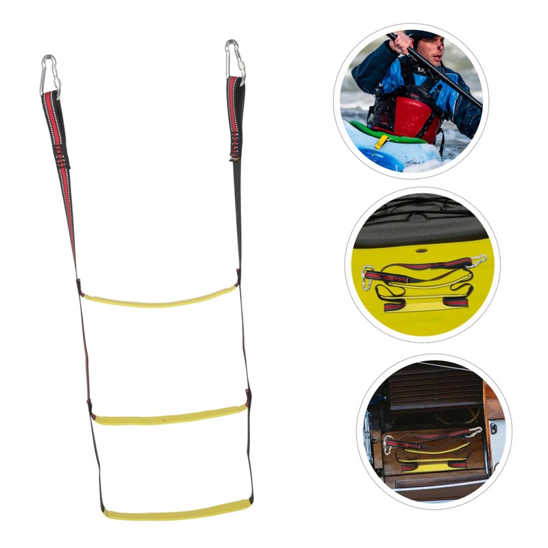 OHPHCALL Take The Escalator Boat Steps Boarding Ladder Portable for