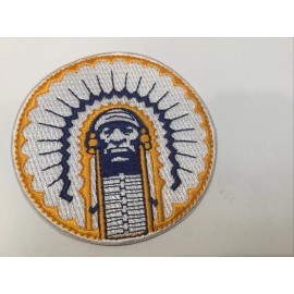 Illinois Fighting Illini Vintage Embroidered Iron On Patch 3” X 3”