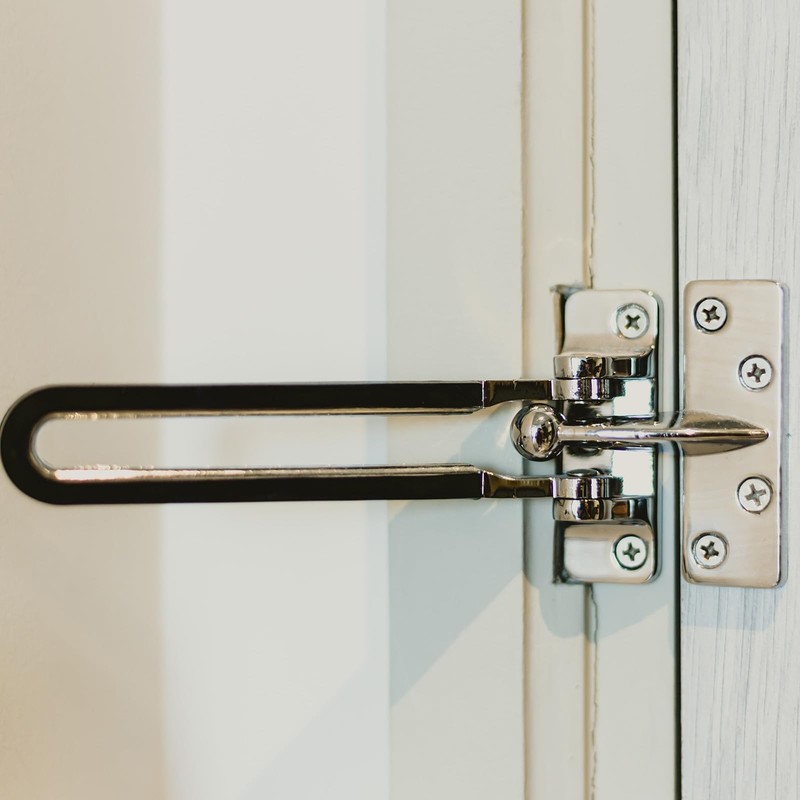 PATIKIL Door Chain Lock, 1 Pcs Door Swing Bar Lock