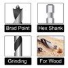 APRW Brad Point Stubby Drill Bit Set for Wood, Short
