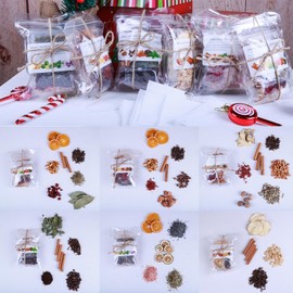 Simmering Potpourri Kit, Six Style Happiness Simmer Pot Set – Included Varieties All-Natural Spices Stove Top Scent Mix for Home Fragrance, Gift for Housewarming, Christmas, Mother’s Day