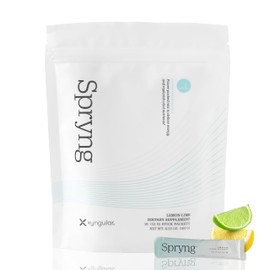 Xyngular Spryng Lemon Lime | 15 Packets | Energy & Recovery Drink Mix | Just Add Water | Infused With Electrolytes, Magnesium, Potassium, Vitamin C & B12 | Energy, Focus, & Performance