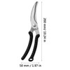 Multifunctional kitchen scissors, sharp poultry scissors, kitchen scissors, stainless steel