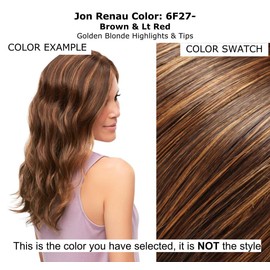 Hat Magic 16" Length Color 6F27 Caramel Ribbon - Jon Renau Hairpieces 100% Adjustable Headband Synthetic Hair Addition Comfortable Hair Womens Wig Bundle MaxWigs Hairloss Booklet