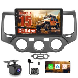 2+64GB Android 15 Car Radio for Kia Optima 2009 2010 / Magentis 2008-2010 Wireless Carplay Android Auto, Realdio 9 Inch Touch Screen with Bluetooth, EQ, GPS, WiFi, FM/RDS, Backup Camera, MIC