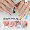 SAVILAND Advanced Solid Builder Nail Gels: Non-Stick 3D Nail Gel