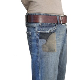 Barsony Desert Sand Ambidextrous Pocket Holster for 380 KAHR PM 9MM 40 45