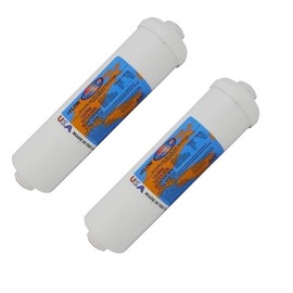 IPW Industries Inc-Omnipure - (K5528-CC) - 10" x 2.5" T40 GAC Coconut Carbon Inline Filter 3/8" NPT 2 Pack