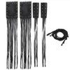 Motorcycle Handlebar Tassel Cover, 2 PCS Universal Synthetic Leather Motorcycle