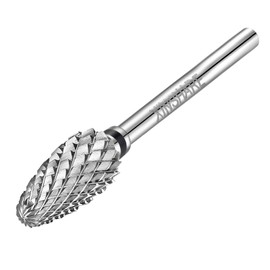 Xinshare Nail Drill Bits 3/32" Carbide Professional Safety Tungsten Nail File Cone Drill Bit for Acrylic Nail Gel Cuticle cleaner Manicure Pedicure Nail Polishing, Beginner Salon, Extra Coarse