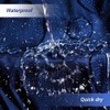 SVhome Waterproof Fabric Shower Curtain for Bathroom - Washable, 72"x72",