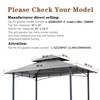 SCOCANOPY Upgraded Ripstop Fabric Replacement Canopy Grill BBQ Gazebo Roof