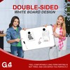 G4GADGET Dry Wipe Magnetic Whiteboard Mini Office Notice Memo White