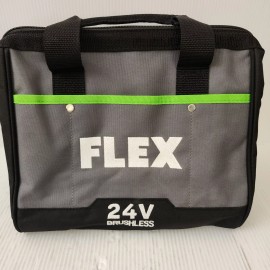 FLEX 24V Brushless Drill/Driver Tool Bag Approximately 12”x 9”x 9” Medium