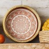 Bread Basket with Terracotta Warmer, Bread Basket for Serving, Sized