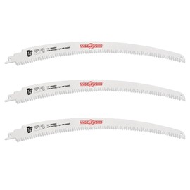 ANGELSWORD 15 Inch Arc Edge Reciprocating Saw Blade, 6TPI Wood Pruning Saw Blades for Tree Trimming, Wood Cutting, 3 Pack