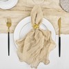 30 Pack Gauze Cheesecloth Napkins 20 x 20 Inch Wrinkled