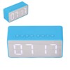 Alarm Clock Blue HD Mirror 2 in 1 Smart LED