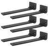 Heavy Duty Shelf Brackets, Floating Shelf Bracket 12 inch 6