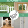 M METERXITY 4-Pack Self-Closing Latch Aluminum Alloy Automatic Window Sliding