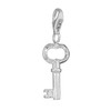 NKlaus Chest Key Charm Pendant 925 Silver 24 x 11