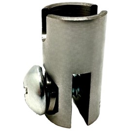 Pro-Graad 3/8E-FC Flow Fixer | 3/8” Drain Cable Repair End | Weld-On Female Slotted Connector Bit for Broken Drain Cleaning Machine Cables | Fits All 3/8” O.D. Drain Cables