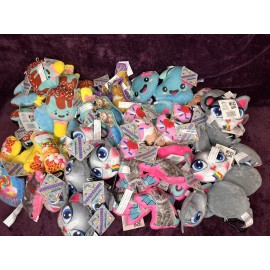 Almar Assorted Expressions Keychain Backpack Clip Plushies NWT (New w/ Tag)