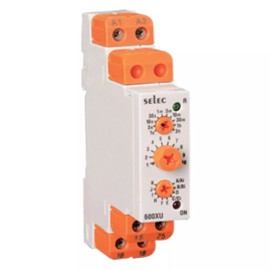 Selec Controls 600XU-A-1-CU 17.5mm DIN Rail Timer Analog
