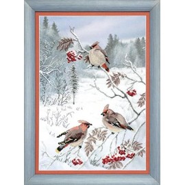 Crystal Art Embellished Stitch kit BT-528C Winter Treat