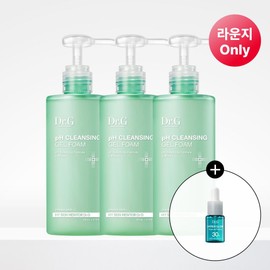 Dr.G 1+1+1 Cleansing Gel Foam 200mL Mildly Acidic Gel Foam x 3 + 60 Grain Pads / 닥터지 1+1+1 클렌징 젤 폼 200mL 약산성 젤 폼x3개+결 패드 60매