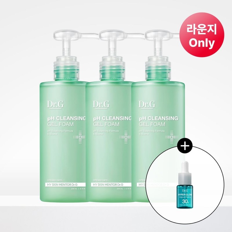 Dr.G 1+1+1 Cleansing Gel Foam 200mL Mildly Acidic Gel Foam