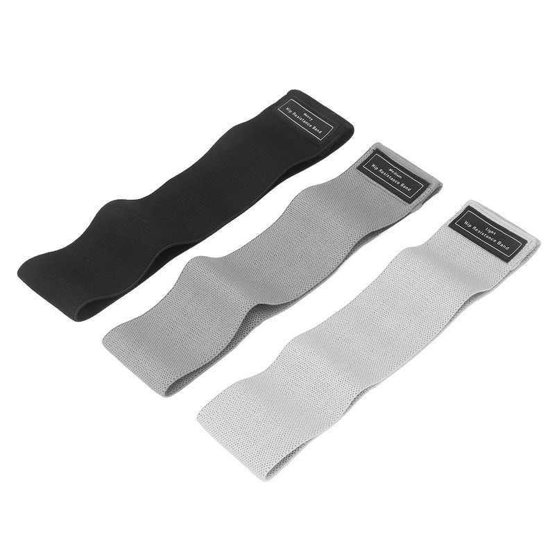 3Pcs Exercise Resistance Bands High Elasticity Portable Workout Leg Bands