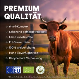 Nutriest Colostrum Capsules for Women (240 Capsules) – With Oyster Extract, Spleen, Liver | Organic Beef from 100% EU Pasture-Fed Farming | Fertility, Reproduction & Energy Rich in Vitamins & Minerals