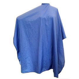 CHARLENE Professional Cutting Cape for Salon Hair Styling, Barber Haircut, Coloring, Skincare, Makeup (PLAIN, BLUE)