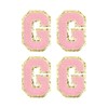 sourcing map Chenille Iron-On Letter Patch Alphabet G 3.1 Inches