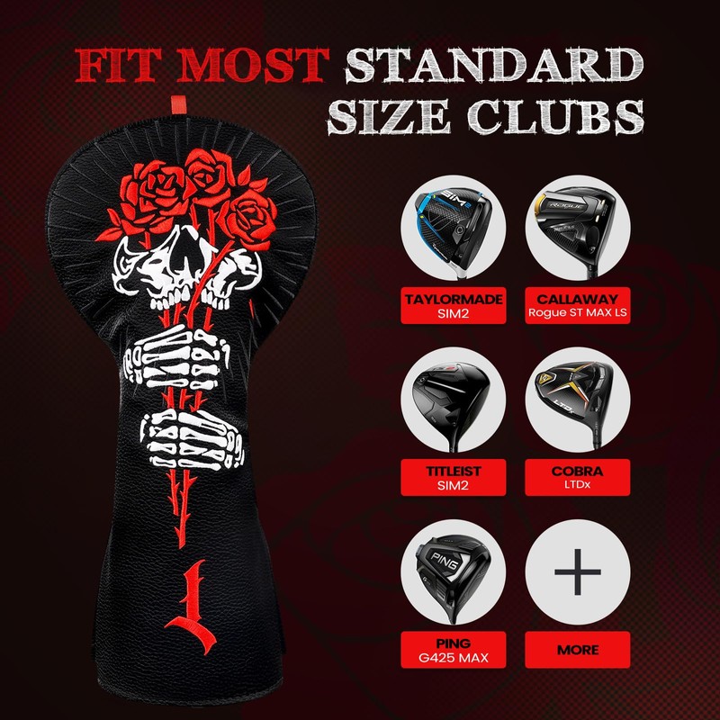 Golf Club Head covers for Driver 460CC DR #1 Elastic