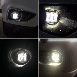 CHUSYYRAY 4 inch Round LED Fog Light Bumper Driving Lamp For Jeep Grand Cherokee 2011~2013