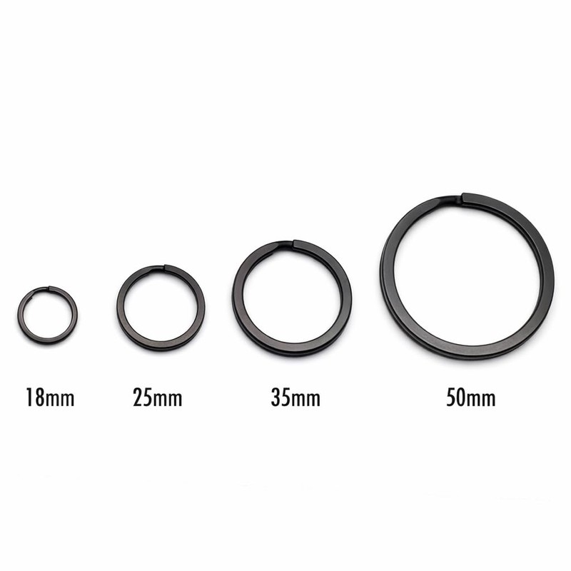 TUNUKE Titanium Ti Ring, Key Holder, Key Ring, Key Hook,