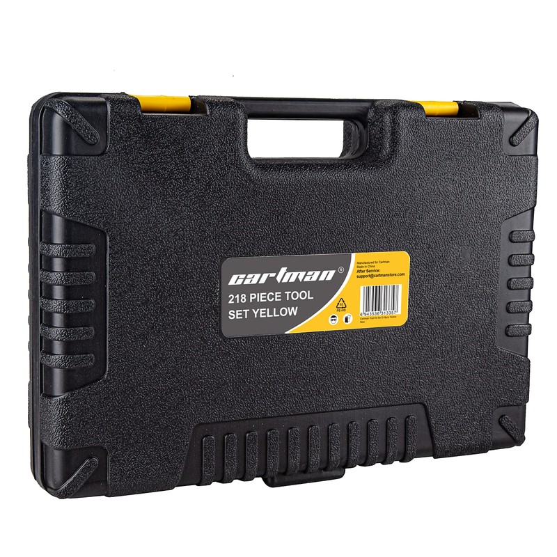 CARTMAN 218 Piece Tool Set General Household Hand Tool Kit