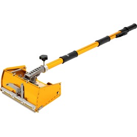 10 inch Drywall Flat Finishing Box with Extension 35"-59" Box Handle, Aluminum Finishing Mud Box, Drywall Flat Box Combo Set, Wide Quick Clean, Drywall Sheetrock Wallboard Finishing Box Tool