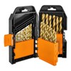WARRIOR 29-Piece Titanium Nitride High Speed Steel Drill Bit Set