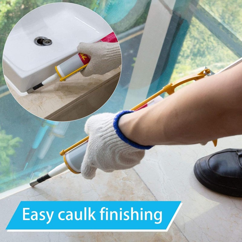 PLATEYTR Caulking Tool Kit 20 Pcs, Applicable to Dripless Caulking