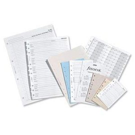 Filofax Personal White plain notepaper, 95x171mm ref:132405