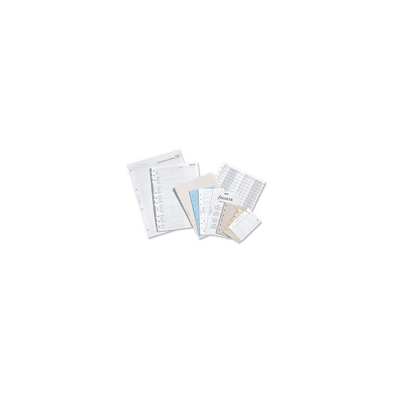 Filofax Personal White plain notepaper, 95x171mm ref:132405