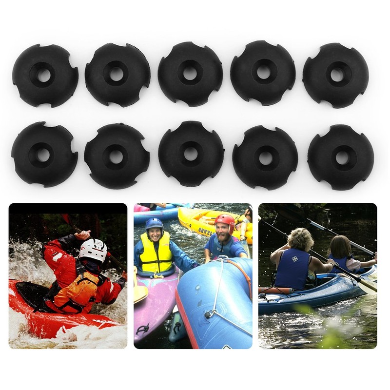 TOPINCN Deck Line Guide Kayak Line Guide Nylon Large Round