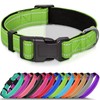 Seyezo Refective Dog Collar, Soft Neoprene Padded Pet Collar for