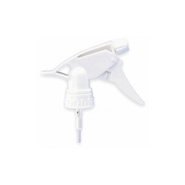 9-1/4"White, Plastic Upside Down Trigger Sprayer, 12 Pack