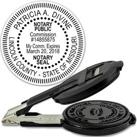 MaxMark Insert Only for Notary Seal Round Embosser for Missouri State